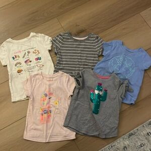 Little girls short sleeve shirt bundle!